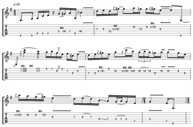 blank This is a really long solo, so make sure you learn it in chunks